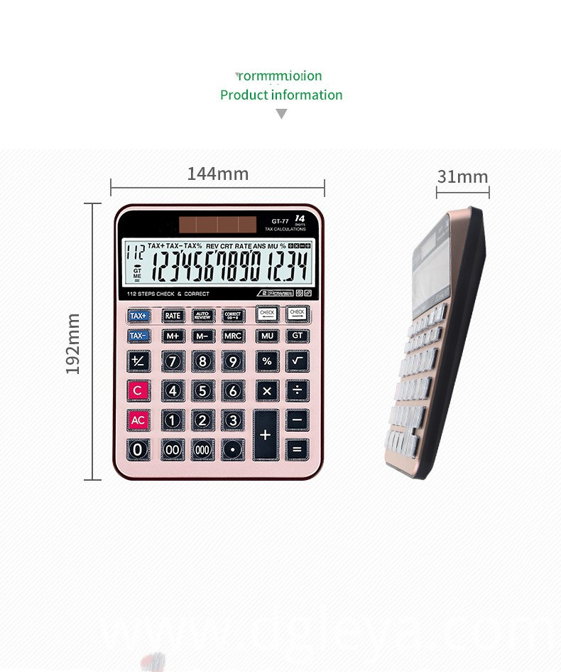 14 Digits desktop Electronic calculator 14 Digits desktop Electronic calculator